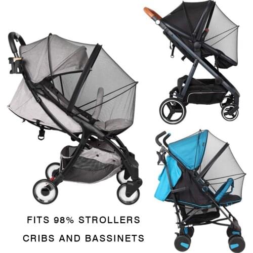 New Safe Children Crib Mosquito Net Baby Pushchair Anti-bug Netting Infant Protection Mesh Stroller Accessories