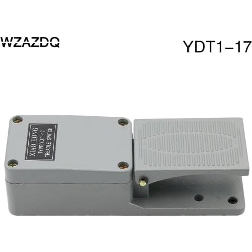 WZAZDQ Foot switch YDT1-17 foot switch with KH 9011 core, aluminum shell