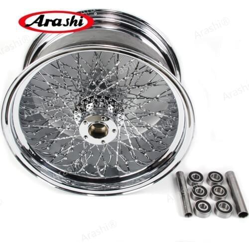 Arashi Motorcycle Wheel Rim For HARLEY DAVIDSION Custom Application Rear Wheel Rims 18''x10.5'' Chrome Motorbike Wheels