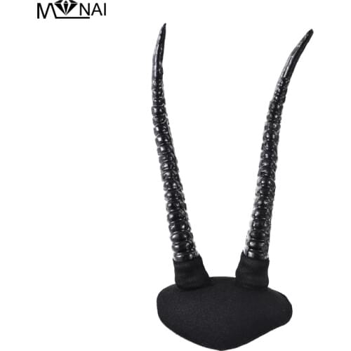 Handmade Christmas Halloween Elk Horn Satan Mini Top Hat Hairclip Hair Party Accessory Gothic Lolita Cos Steampunk Costumes