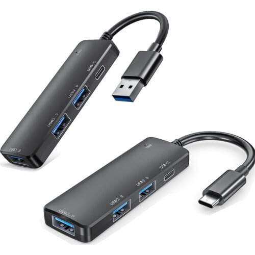 USB C HUB USB-A Hub Splitter USB3.0/2.0 With USB-C High Speed Data Transfer For Macbook Air Pro Laptop USB C Hub