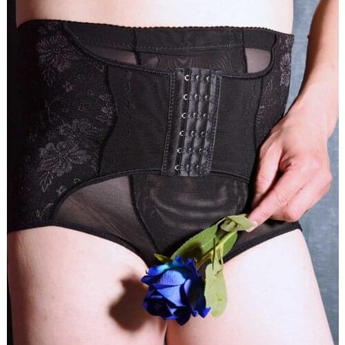 Mens Body Shaper Control Panties Fitness Waist Corset High Waist Butt Lifter Underwear Shapewear Comfortable Slimming Underwear