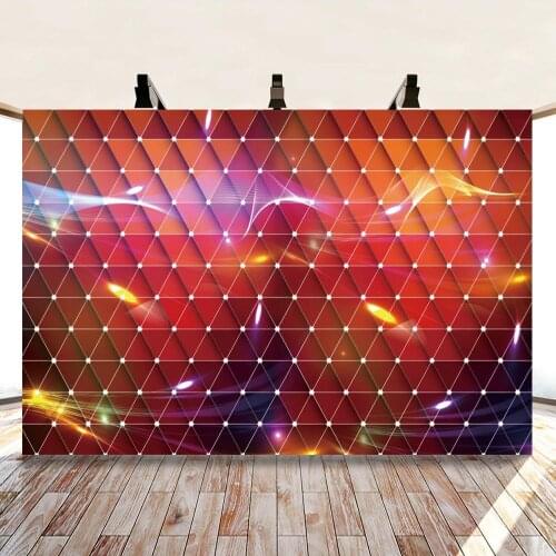 Shiny Lights Bokeh Women Portrait Photography Backdrops Club Room Wall Decor Backgrounds Vinyl For Muscial Lover Fans