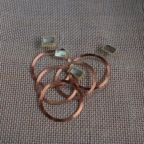 100pcs/Lot 13.56MHZ RFID F1108 chip smart card chip M-ifare IC card coil electronic label diameter 28mm