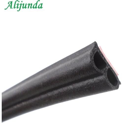 2-8 Meter B type car door seal vehicle sound insulation car door sealing tape rubber weatherstrip edge trim noise insulation