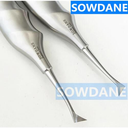 2 pcs Dental Root Elevator Minimally Invasive Tooth Extracting Forceps Set Dental Surgical Tool Teeth Whitening Curved