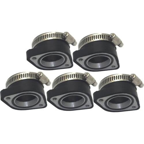 5pack 28mm Carburetor Intake Adapter Manifold Boot Fit for VM24 Accessories