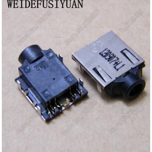 50-100pcs/lot Laptop Audio Jack Connector Headphone Socket for HP Pavilion G4-1000 G6-1000 G7-1000 3.5mm Microphone Port