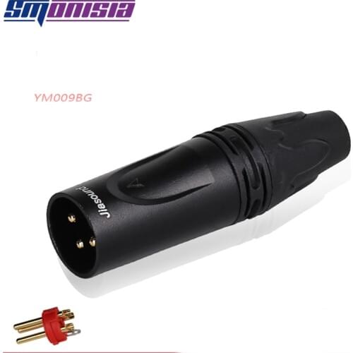 Smonisia 50pcs 3Pins XLR Socket Male Female Connector Audio Microphone Balance Plug New