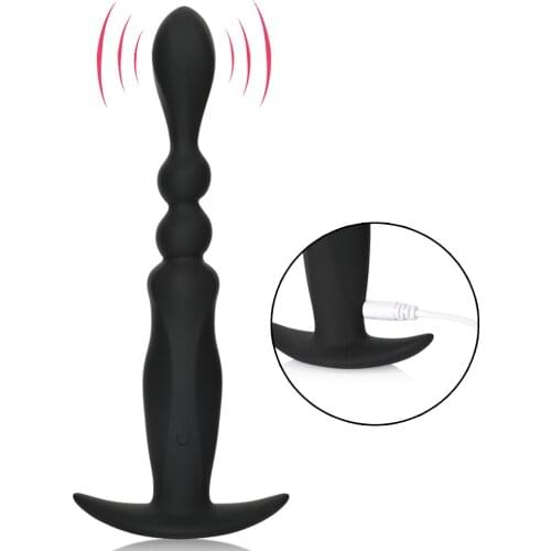 10 Speeds Prostate Massage Anal Vibrator Charging Anal Beads Butt Plug G Spot Dildo Vibrator Sex Toys Masturbator For Women Men