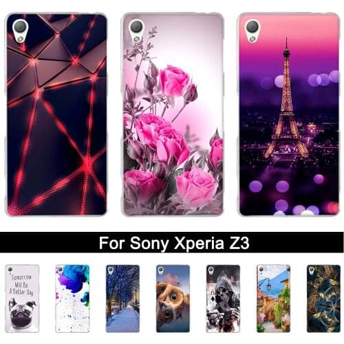 Case For Sony Xperia Z3 L55u L55t D6603 D6643 D6653 D6616 D6633 Soft Silicone Back Phone Cover for Sony Xperia Z 3 Shells Bags