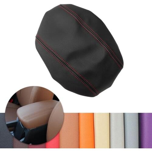 For Kia Sportage 2011 2012 2013 2014 2015 2016 Car Interior Center Console Armrest Box Pad Cover Microfiber Leather Decor