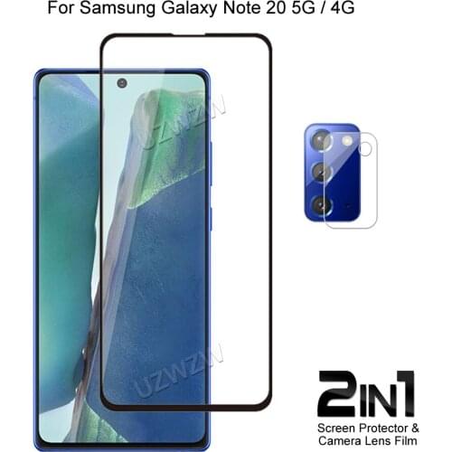 For Samsung Galaxy Note 20 5G / 4G Camera Lens Protecting Film & Full Cover Protective Tempered Glass Screen Protector