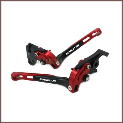 For TRIUMPH ROCKET III /CLASSIC/ROADSTER 2004-2013 2010 2007 Motorcycle Folding Extendable Adjustable Brakes Clutch Levers CNC