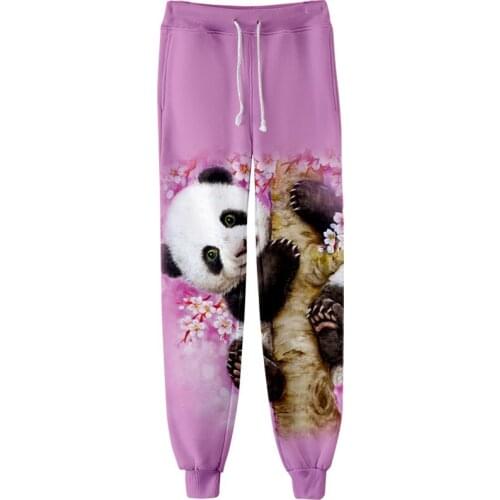 Animal panda 3D Printed Joggers Pants Men Women Funny Cartoon Sweatpants Sports Fitness Loose Hip Hop Trousers