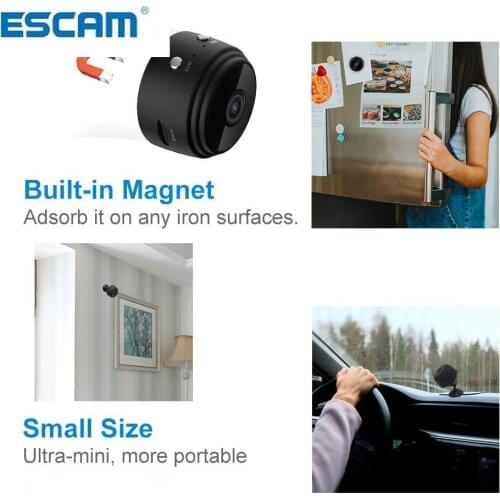 HD 1080P Mini Camera WIFI Camera with Night Vision and Motion Detection Remote View Wireless Home Security Surveillance Camera