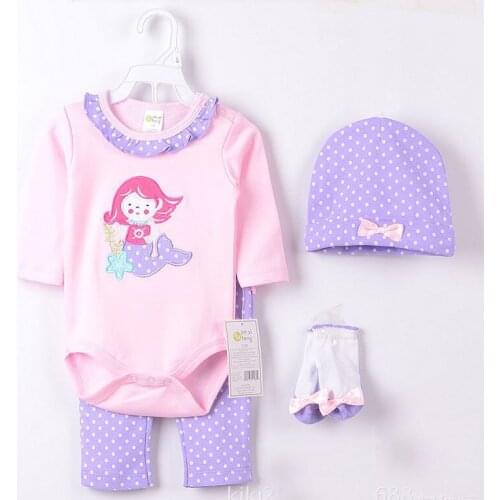 Handmade 50-57cm DollMai Reborn silicone babies doll pretty baby romper with sock reborn clothes accessories kids gift