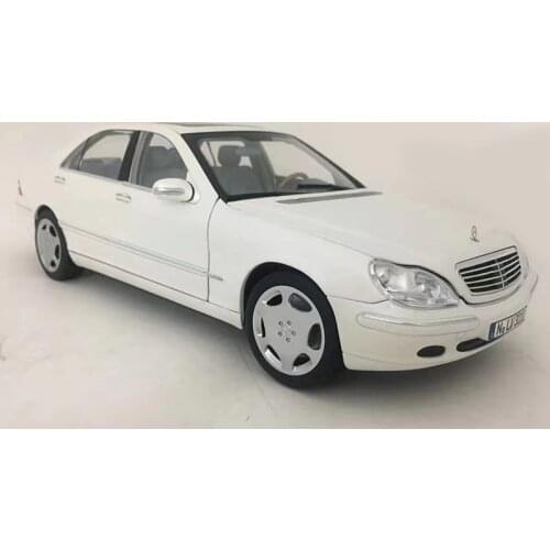 High quality Black/White/Green 1:18 Norev Ben z W220 S600 Diecast alloy car model for gift, collection