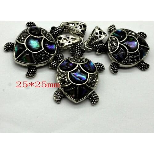 New Arrival Classical Natural Abalone shell Turtle Pendant necklase For women Fashion Jewelry