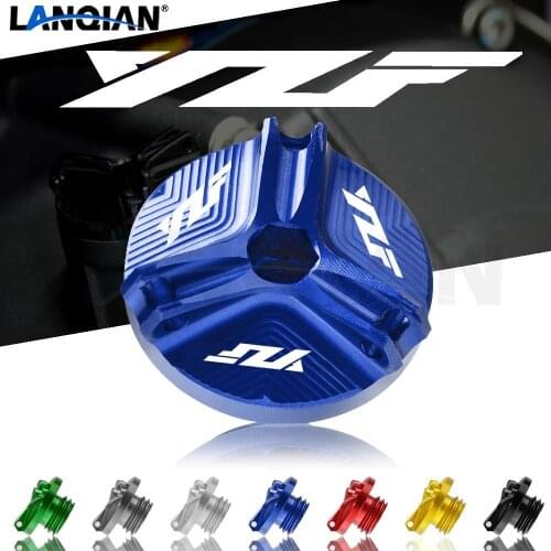 Motorcycle Oil Drain Sump Plug Engine Filler Tank Cap Cover Bolts For Yamaha YZF R1 98-15 YZF R3 R125 15-19 YZF R6 1999-2016