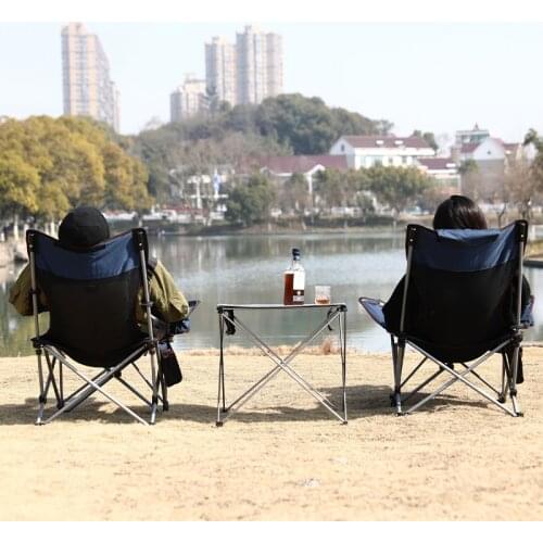 Outdoor Folding Chair Portable Ultra-light Back Recliner Small Summer Camping Trip Fishing Leisure Nap Chair