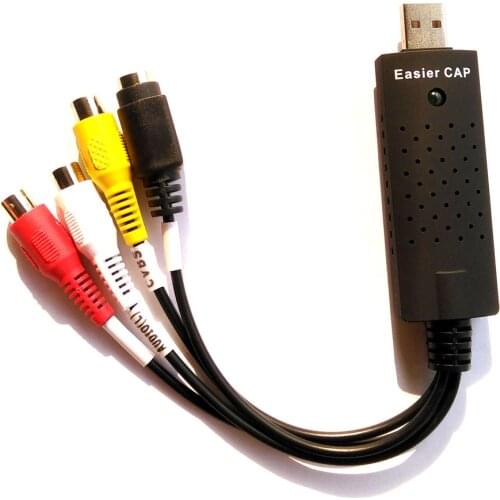 USB Analog digital video converter , convert any analog audio video to MP3 through computer for windows 7 32bit, Free shipping