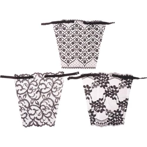 Women Quick Easy Clip-on Lace Mock Camisole Bra Insert Wrapped Chest Overlay Modesty Panel