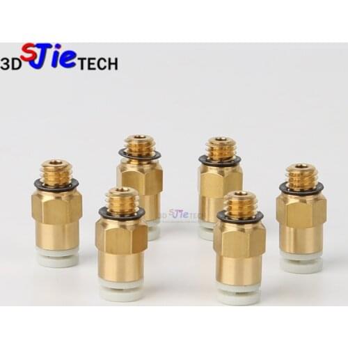 1 pcs bowden extruder One-touch Pneumatic fittings joint 4*2mm tube M6 KJH 04M6 for 1.75 mm creality cr-10 Ender-3 3D printer