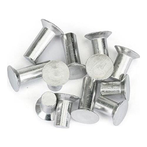 1000PCS/LOT GB827 M2*5 M2*6 M2*8MM Diameter 2MM Aluminum Countersunk Head Solid Rivets
