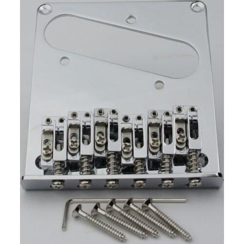 12 String TL Modern Type Guitar Bridge Chrome
