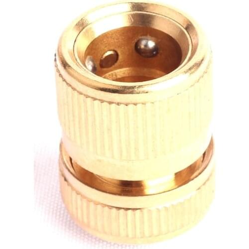 6pc 1/2 Inch Green Thumb Brass Fittings Garden Water Quick Connector Car Washing Brass Connector