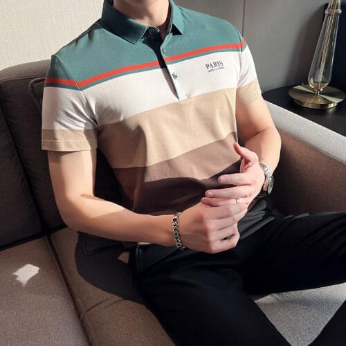Alexwiner Wu Mens Summer Polos