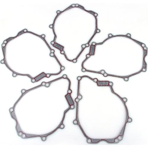 Areyourshop for Yamaha YZR R6 YZF-R6 1999-2005 2000 2001 2002 2003 2004 5EB-15451-00 5PCS Generator Stator Engine Cover Gasket