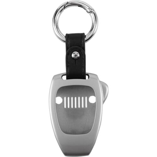 Key Chain Ring Shell Cover Case Frame for Jeep Wrangler JK 2008-2017 for Jeep Compass 2008-2015 Patriot 2011-2015