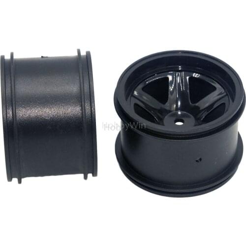 HBX part 16042K Black Wheel Rims (F/R) for Haiboxing 1/16 RC Buggy 16883 16882
