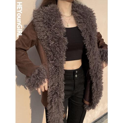 Женские замшевые куртки Heyoungirl China At AliExpress