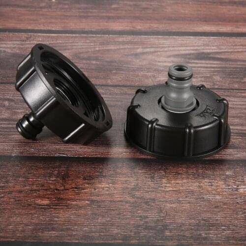 IBC Hose Adapter 3/4" 1/2" Food Grade Drain Adapter S60x6 1000 L Tank Rainwater Container Hose Faucet Valve