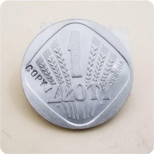 COPY 1958 Poland 1 Zloty Pattern copy coins commemorative coins-replica coins medal coins collectibles badge