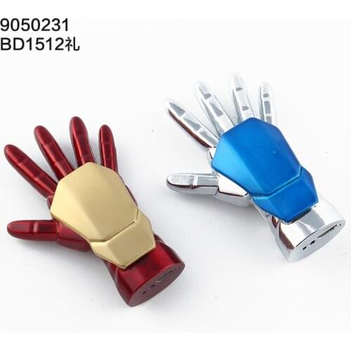 Cool USB Charging Creative Personality Electric Lighter New Toy Energy Hand Thor Hammer Keychain Cigarette Lighter Arc Lighter