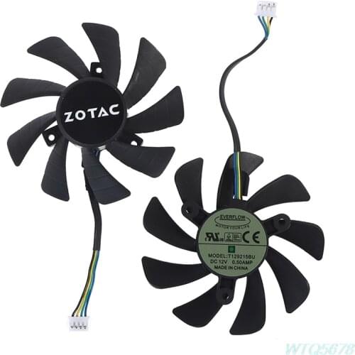 85MM Cooler Fan For GTX1060 Mini ITX P106-090 Graphics Card Cooling Fans