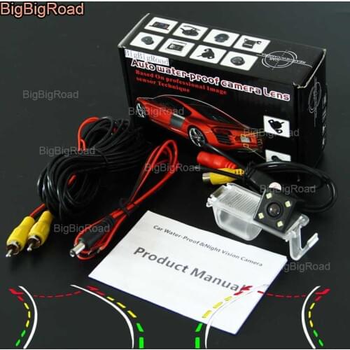 BigBigRoad Car Intelligent Dynamic Track Rear View Camera For BUICK PARK AVENUE Excelle GT sedan chevrolet new sail / Cruze 2015