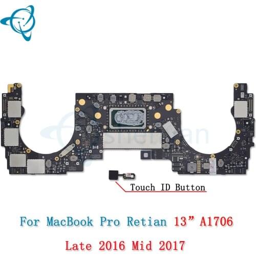 Shenyan 820-00239-A 820-00923-A A1706 Motherboard for MacBook Pro 13" A1706 Logic Board Late 2016 Mid 2017 EMC 3071 EMC 3163