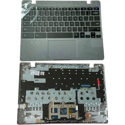 NEW Laptop Palmrest Upper Case US keyboard Touchpad For Samsung Chromebook4 XE310XBA BA98-01976A