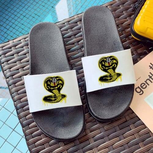Women Flat Slippers Summer Beach Soft Sole Slide Sandals Cool Rattlesnake Pattern Open Toe Flip Flops Shoes for Women 2021