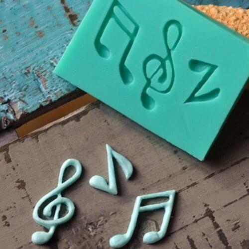 DIY music notes Shape Silicone Mold, Jelly, Chocolate, Soap ,Cake Decorating Kitchenware ,Bakeware