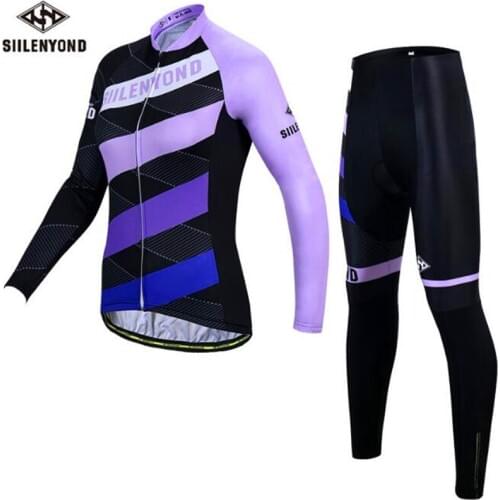 Mountain Bike Sport Wear Two Piece Set Clothing Full Sleeve Long Trousers Cycling Jersey Anti-sweat Quick Dry Cycling Sets