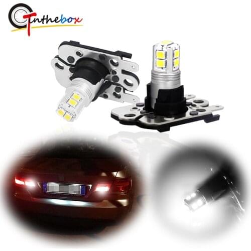 Gtinthebox Error Free PH16W PW16W 10-SMD LED Backup Reverse Light Bulbs For 11-13 BMW E92/E93 3 Series M3 , 10-up Audi A7 S7 RS7