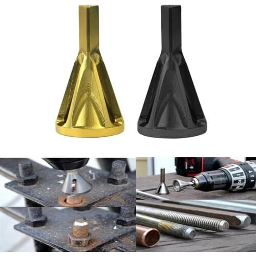 1pcs Drill Bit Deburring External Chamfer Tool Stainless Steel Remove Burr Tools for Chuck Drill Bits Hand Tools