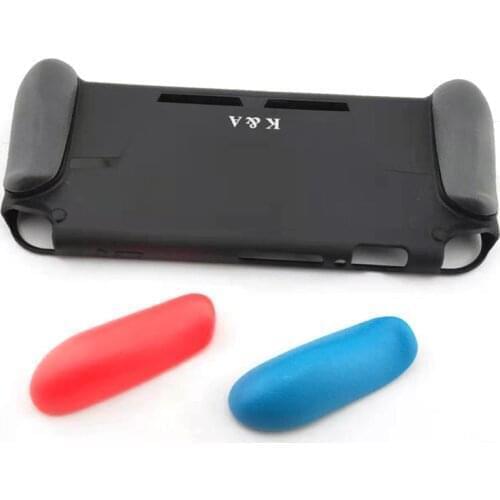 10 pcs Protective Case Shell for Nintend Switch NS Console Handle Grip Cover with Shock- Absorption Design with 2 game card slot