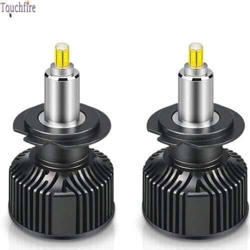 2Pcs/Lot Canbus 360 degree H1 H7 20000LM H8 H11 HB3 9005 HB4 Led Headlights Bulbs 9012 HIR2 6sides 80W high power Auto Lamp